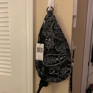NWT Vera Bradley Essential Compact Sling Backpack - Stellar Paisley
